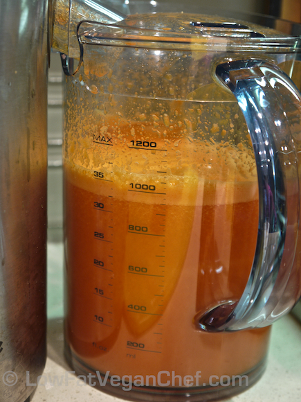 How To Make Dr. Joel Fuhrman's Eat To Live Anti Cancer Split Pea Mushroom Soup Carrot Juice