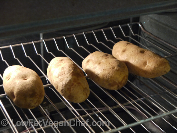 Oil Free Baked Oven Roasted Potatoes