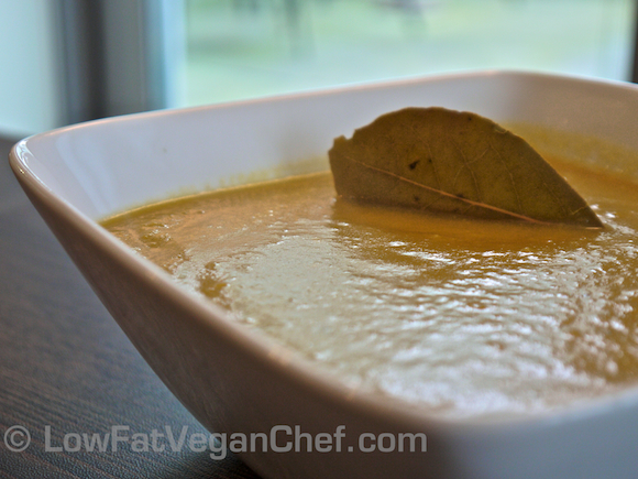 Low Fat Vegan Chef's Oil Free Cream of Artichoke Soup