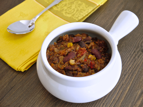 Quinoa Veggie Slow Cooker Chili