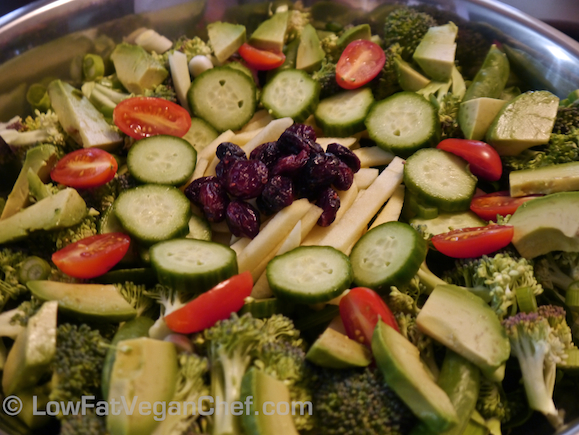 Raw Vegan Recipe: Rock My Broccoli Salad with Orange Hemp Dressing