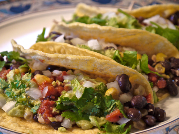 Vegan Black Bean And Corn Tacos Low Fat Vegan Chef