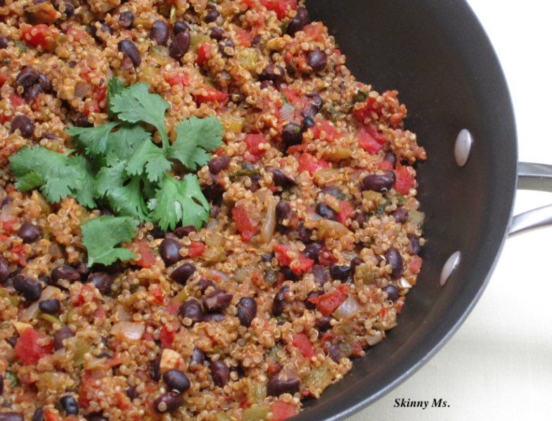 SkinnyMs Plant-Based Quinoa with Black Beans (Vegan)